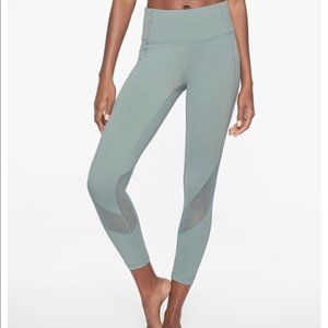 Athleta Eclipse 7/8 Leggings Lead Green